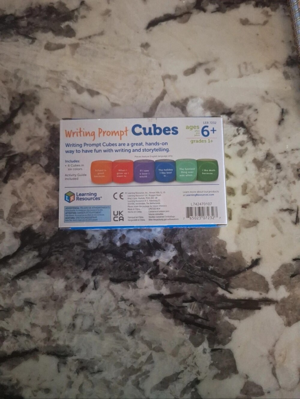 Learning Resources Writing Prompt Cubes - Multicolor Creativity Set - Picture 5 of 6